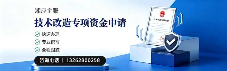 聊城技术改造专项资金申报服务