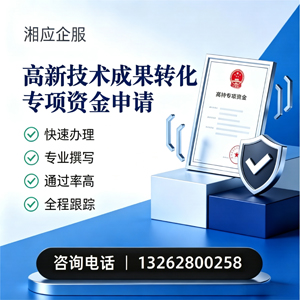 聊城高新技术成果转化专项资金申报服务